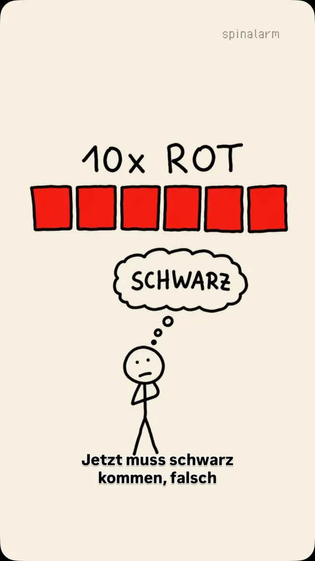 10x Rot in Folge — jetzt MUSS Schwarz kommen. Falsch. 🔴⚫ Markier den, der’s trotzdem glaubt 👇 #rou